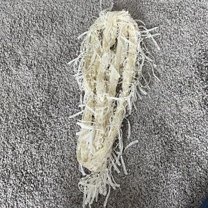 Infinity fashion scarf with fringe detail